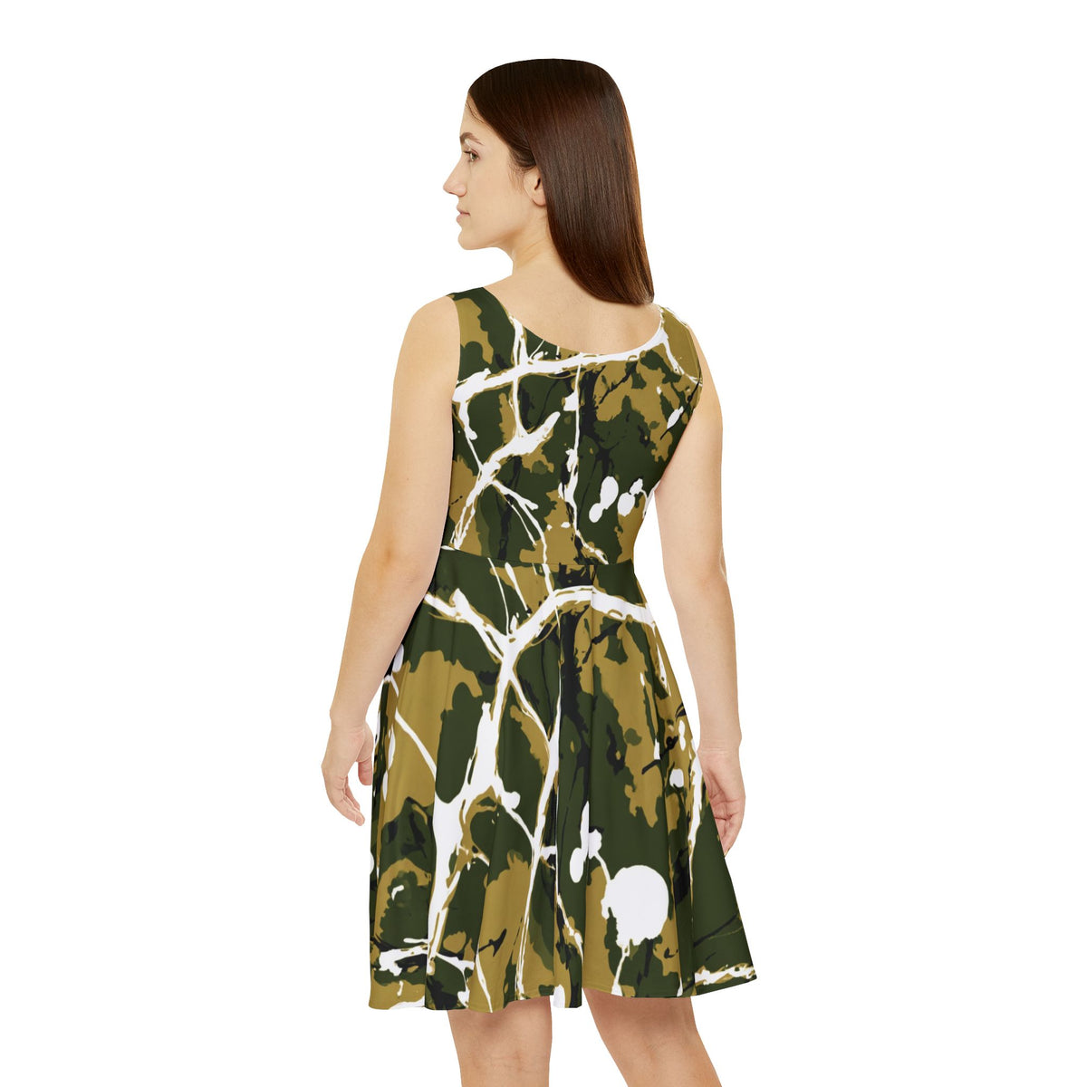Skater Dress — Camo Splatter "Southern Strong" Women's Sundress