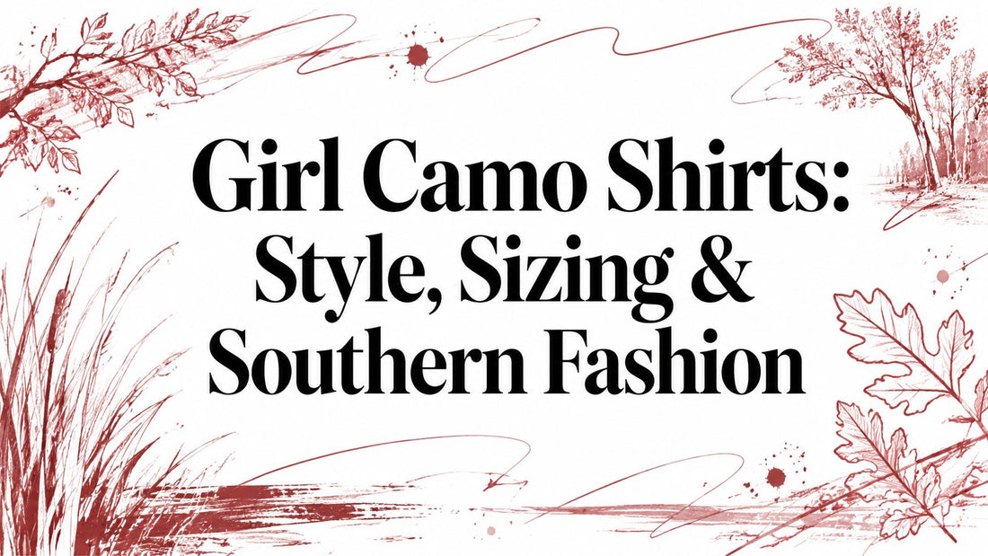 Girl Camo Shirts: Style, Sizing & Southern Fashion