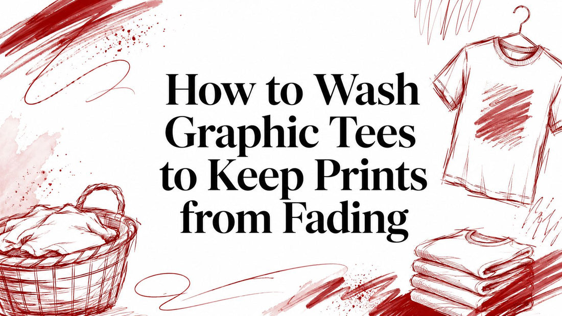 How to Wash Graphic Tees to Keep Prints from Fading