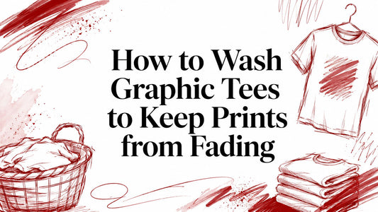 How to Wash Graphic Tees to Keep Prints from Fading