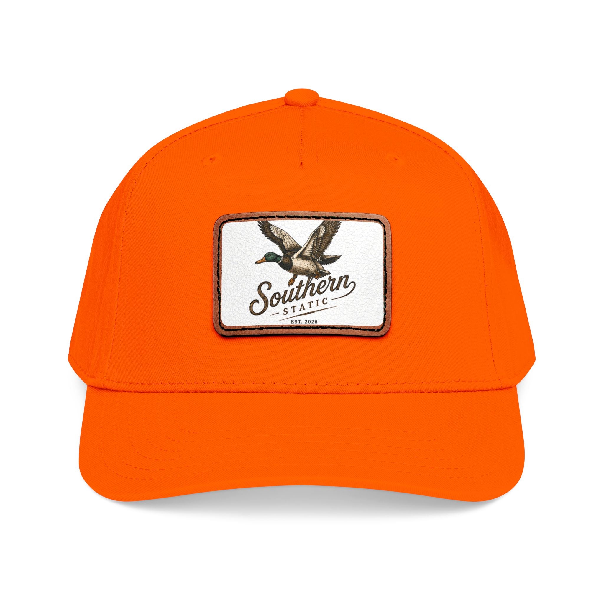 Leather Patch Dog Baseball Cap — Southern Tracker Mid-Profile Hat