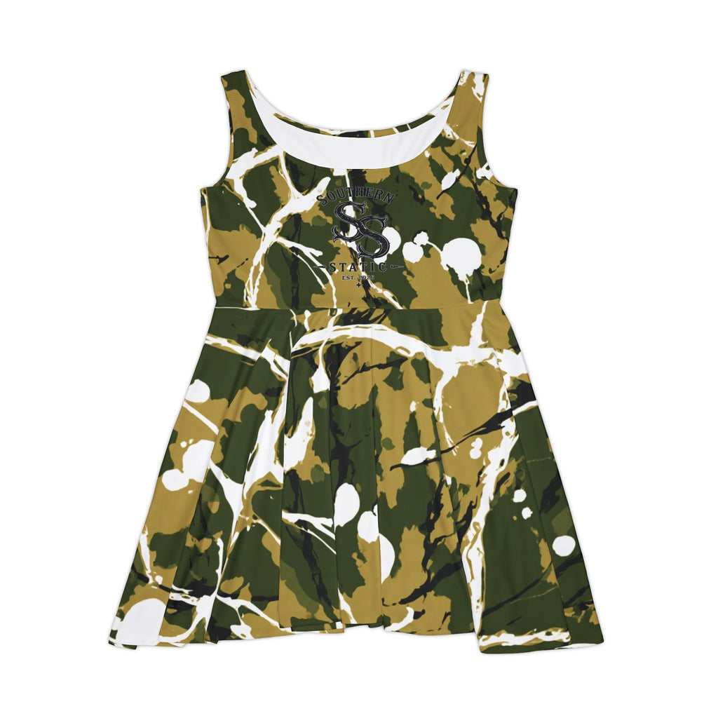 Skater Dress — Camo Splatter "Southern Strong" Women's Sundress