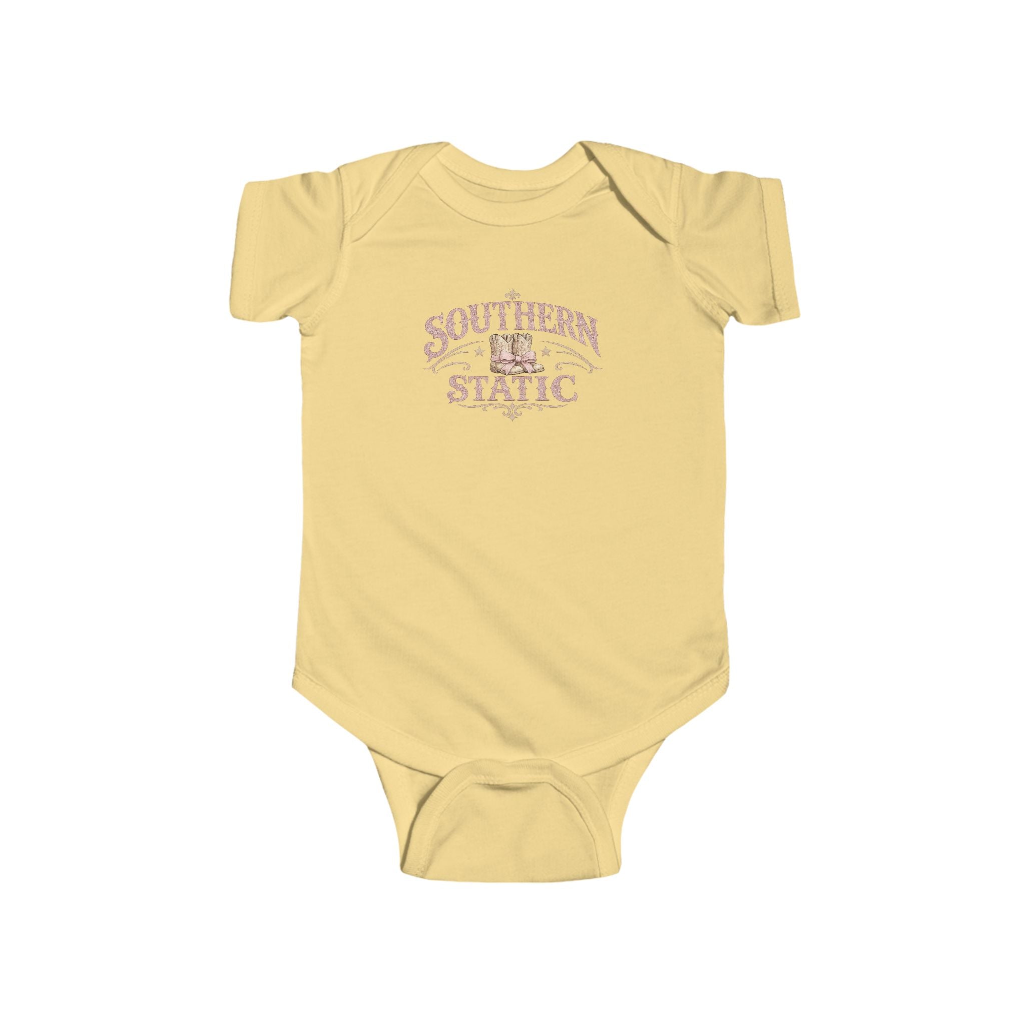 Southern Static Baby Bodysuit — Vintage Logo Infant Onesie