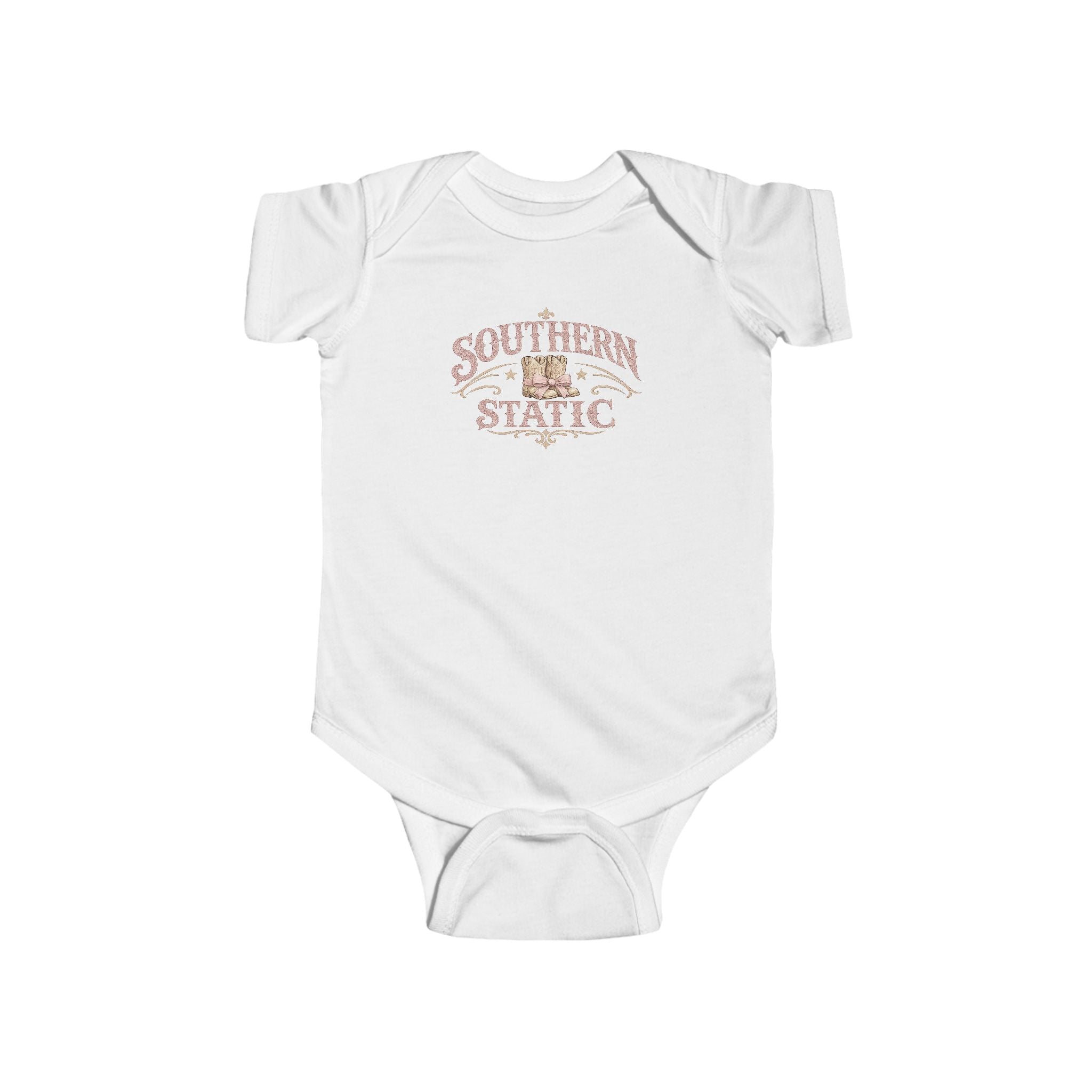 Southern Static Baby Bodysuit — Vintage Logo Infant Onesie