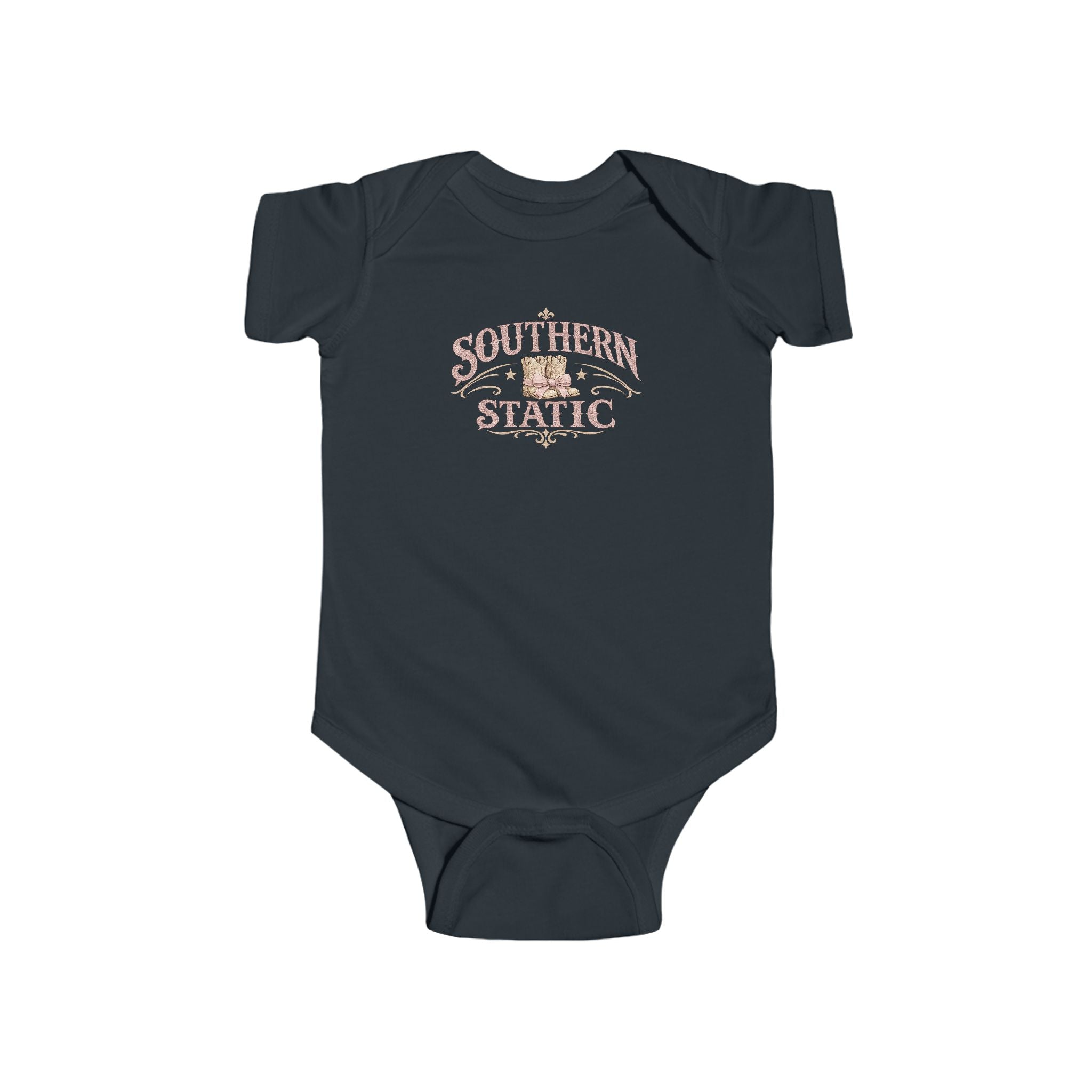 Southern Static Baby Bodysuit — Vintage Logo Infant Onesie