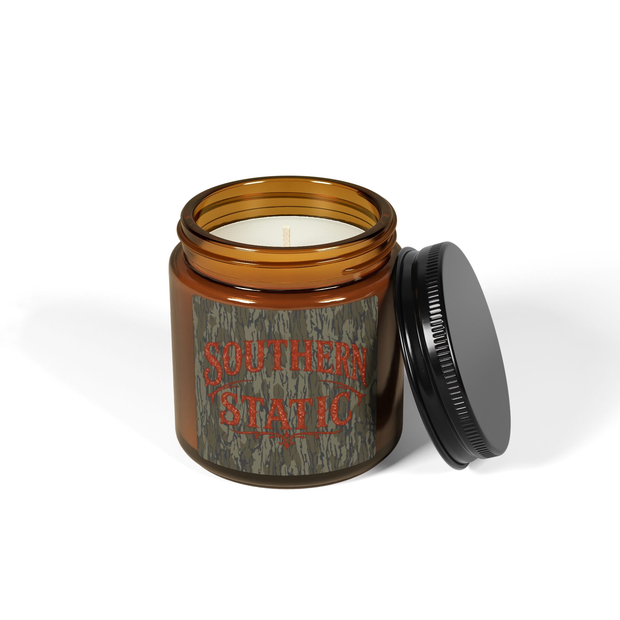 Southern Static Candle | Amber Jar Soy Candle