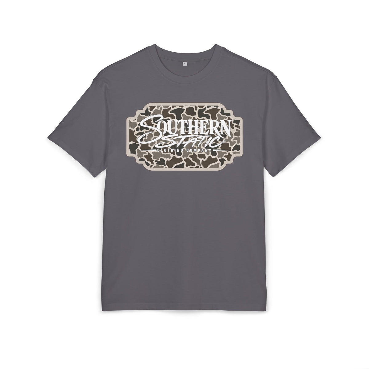 Southern Static Camo Logo Tee