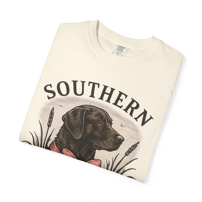 Southern Static Labrador Graphic T-Shirt — Vintage Dog Tee