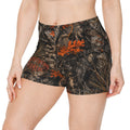 Camo Leaf Women's Shorts – Realtree Orange Hunting Print