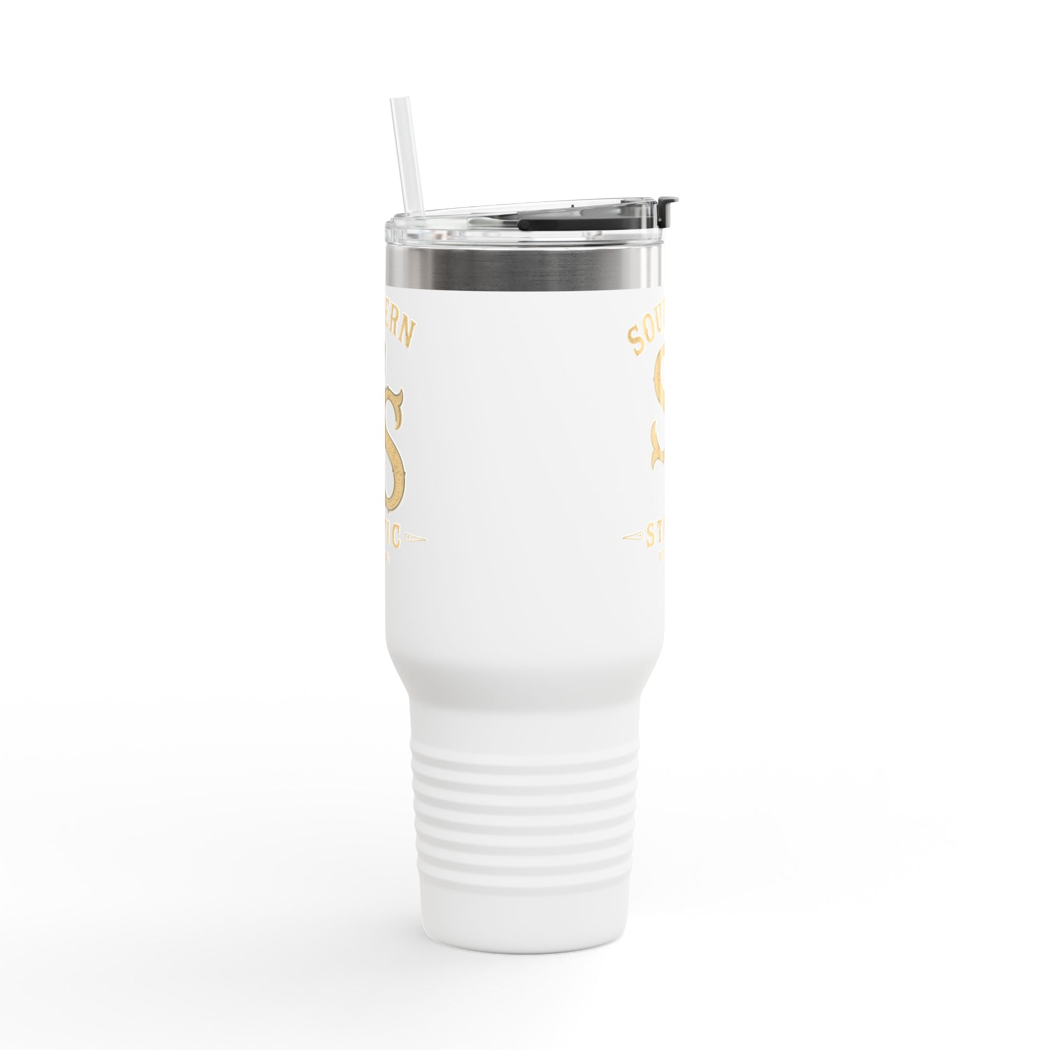 40oz Insulated Travel Mug — Southern Static Logo Stainless Tumbler
