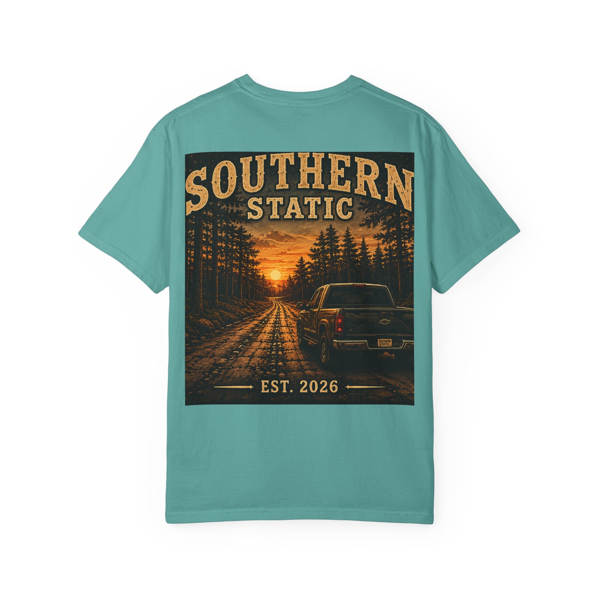 Southern Static Sunset Truck T-Shirt