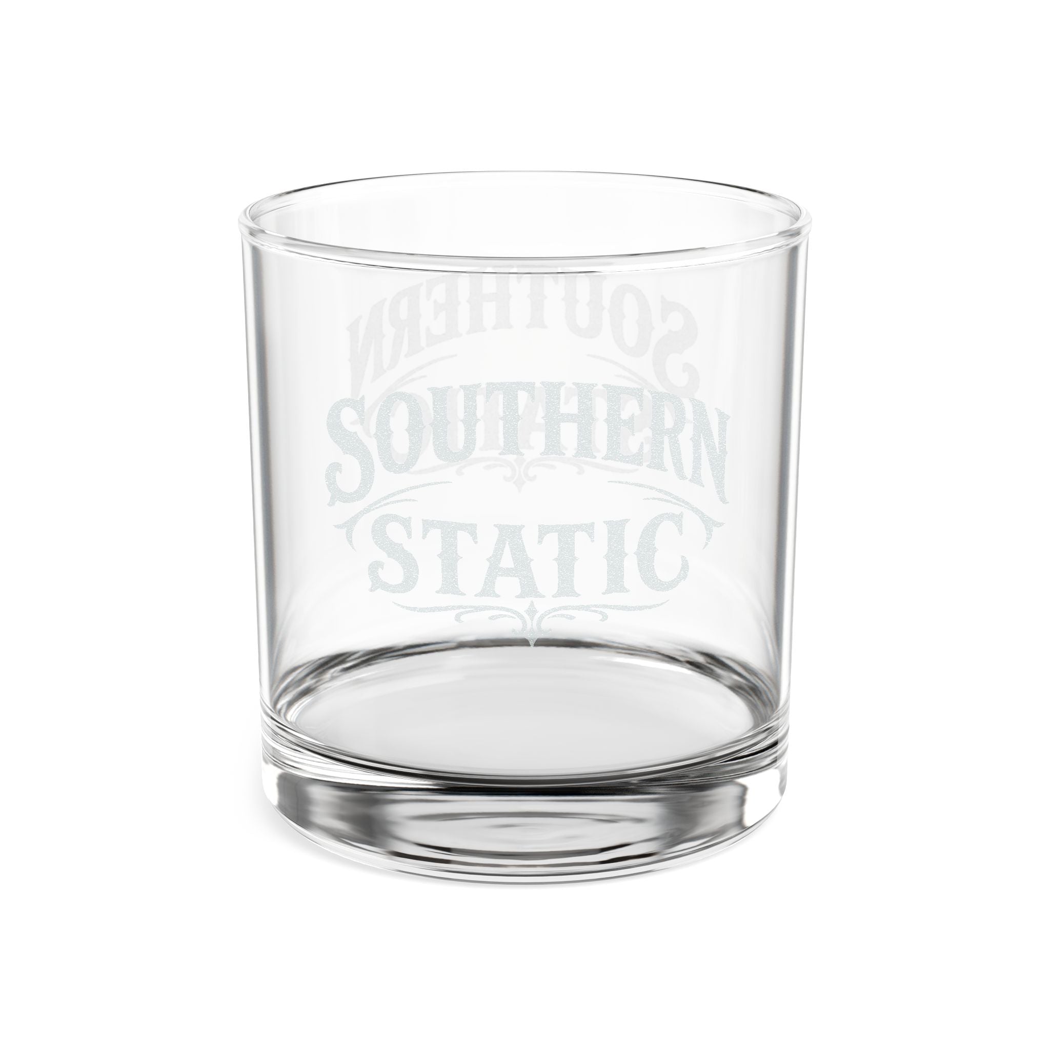 Southern Static engraved Rocks Glass | 10oz Whiskey Tumbler
