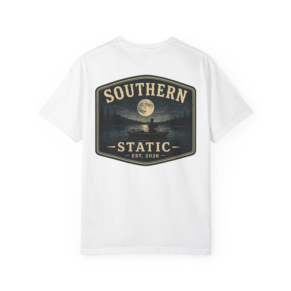 Southern Static Moonlit Lake T-Shirt