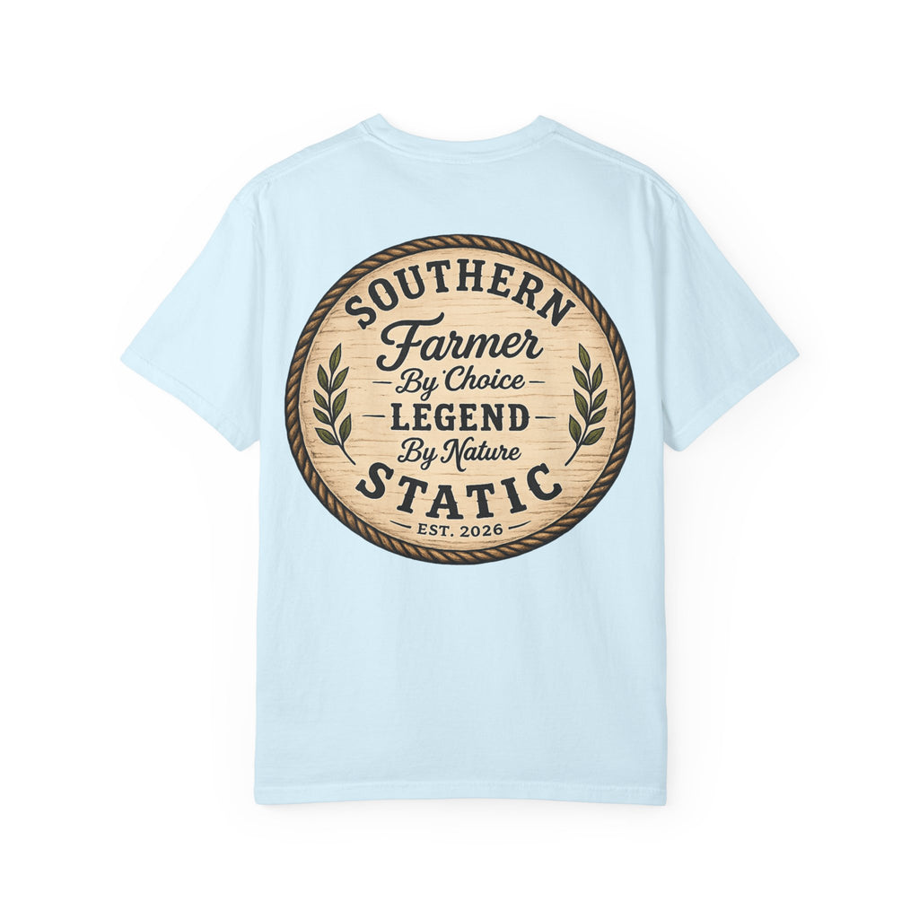 Southern Farmer By Choice T-Shirt — 'Southern Static' Vintage Farm Logo
