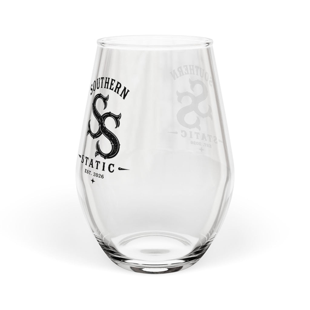 Southern Static Stemless Wine Glass — 11.75 oz Branded Logo Glass