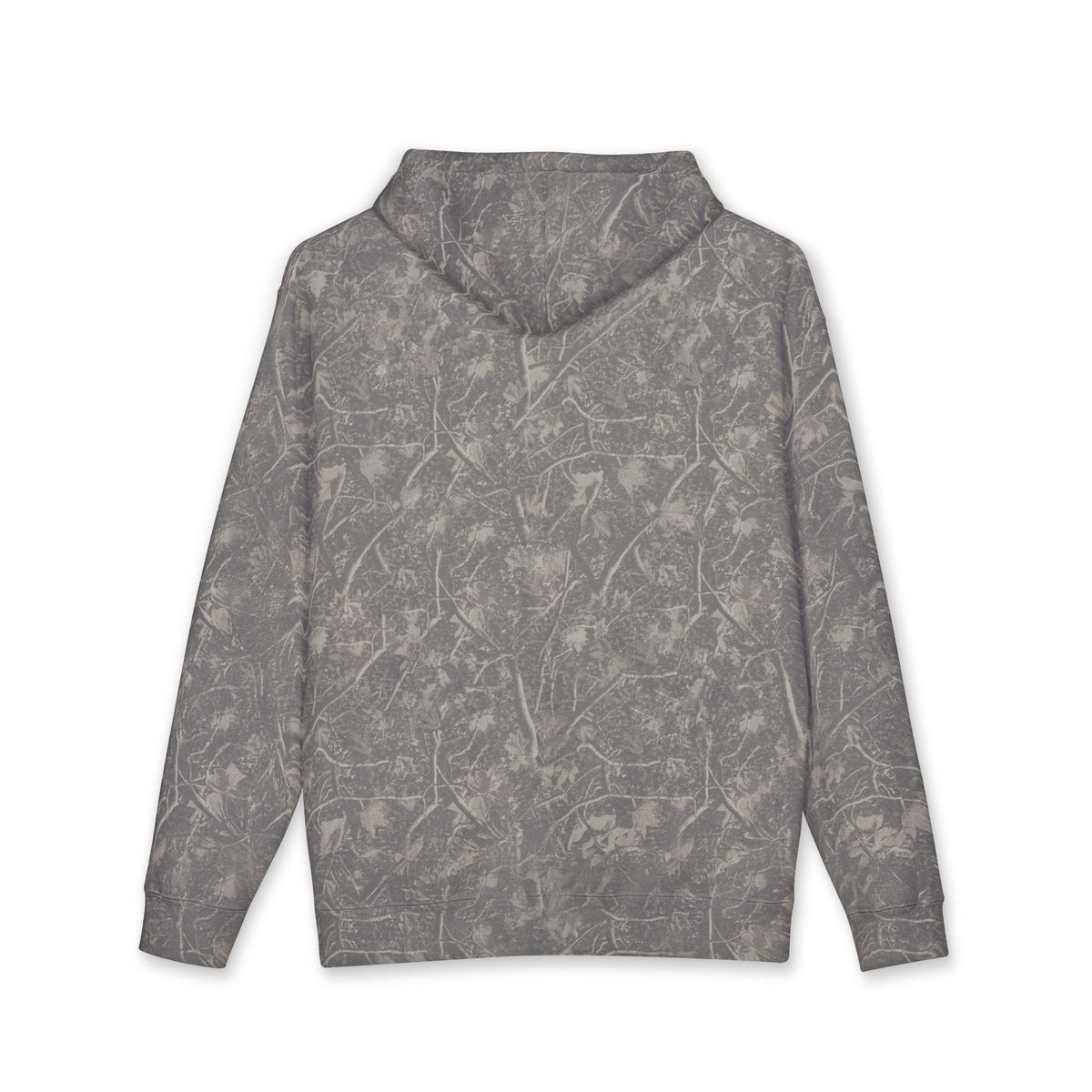 Southern Static Camo Hoodie — Outdoor Hunting Hoodie with Orange Logo
