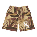 Camo Nature Print Jogger Shorts — Desert Woodland All-Over Men’s Shorts