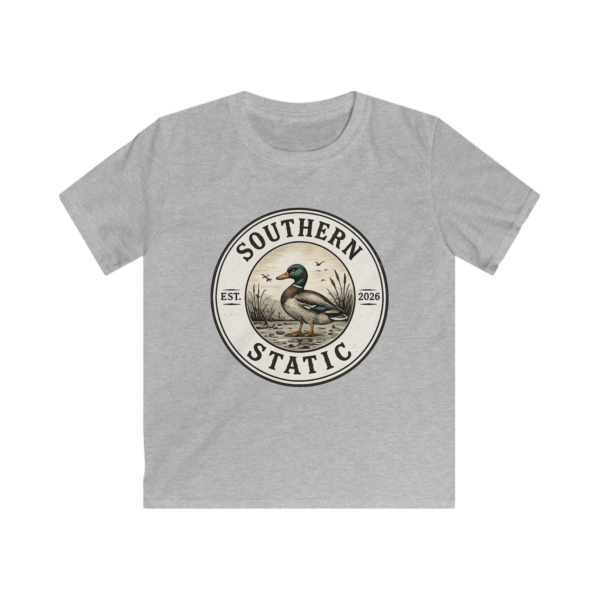 Kids T-Shirt — Southern Static Duck Logo Tee (Est. 2026)