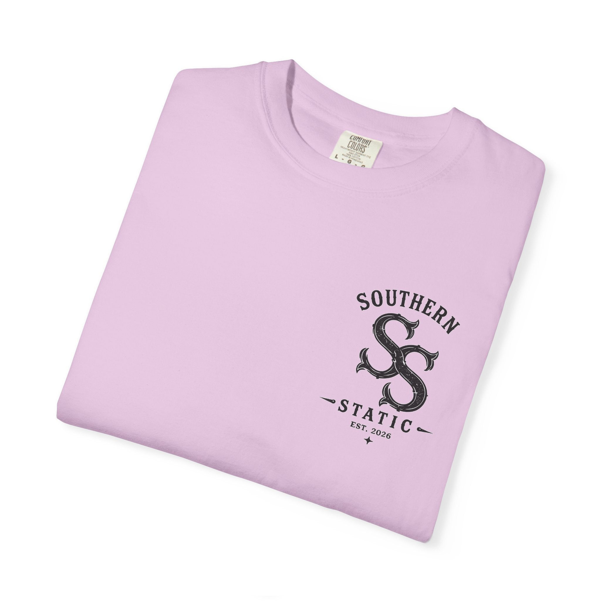 Southern Static Cow Farm T-Shirt — Vintage Ranch Graphic Tee