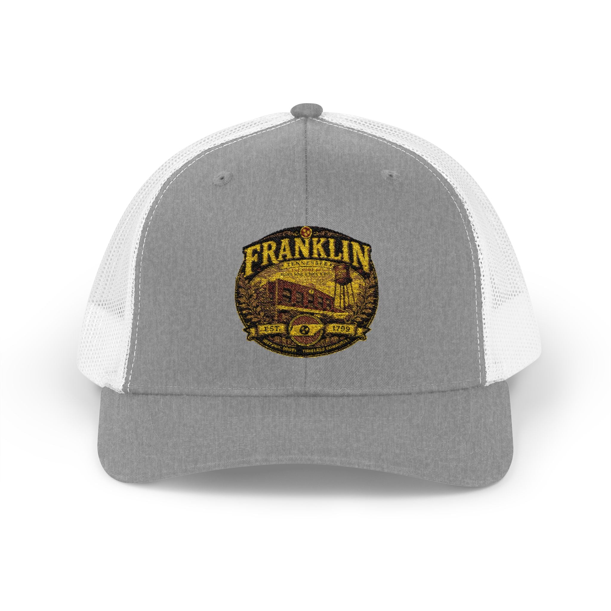 Franklin Vintage Truck Patch Snapback Trucker Cap | Retro Truck Logo