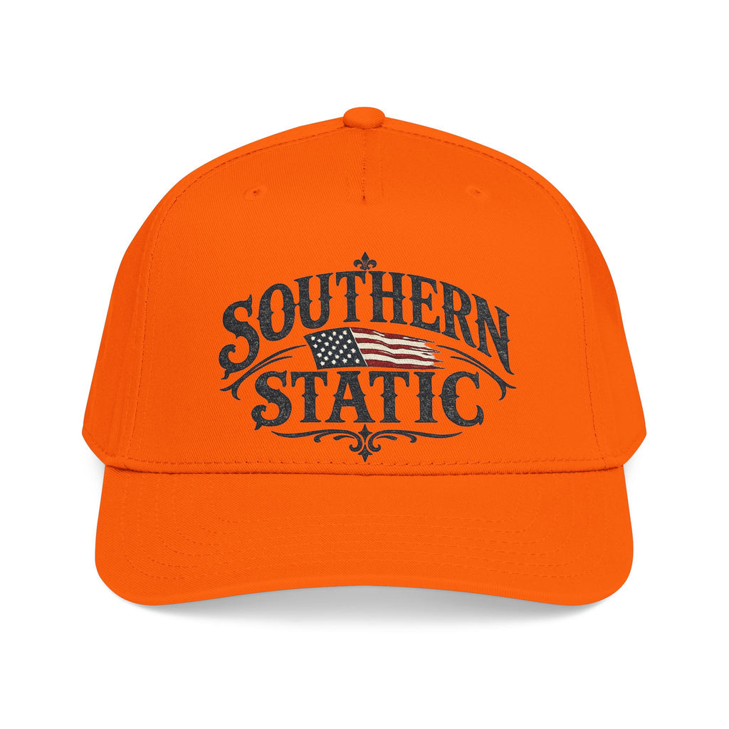 Copy of Southern Static Mid-Profile Baseball Cap — Retro Script Logo Hat