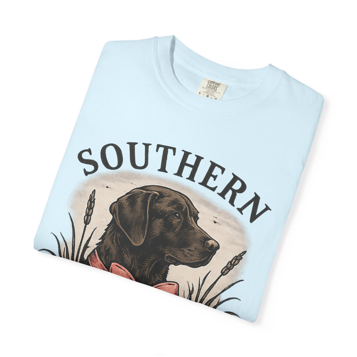 Southern Static Labrador Graphic T-Shirt — Vintage Dog Tee