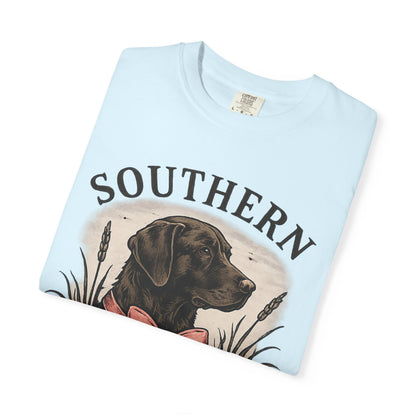 Southern Static Labrador Graphic T-Shirt — Vintage Dog Tee