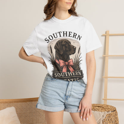 Southern Static Labrador Graphic T-Shirt — Vintage Dog Tee