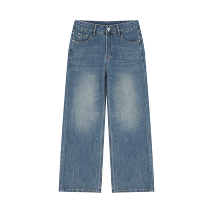 Women’s Vintage Wash Wide Leg Jeans
