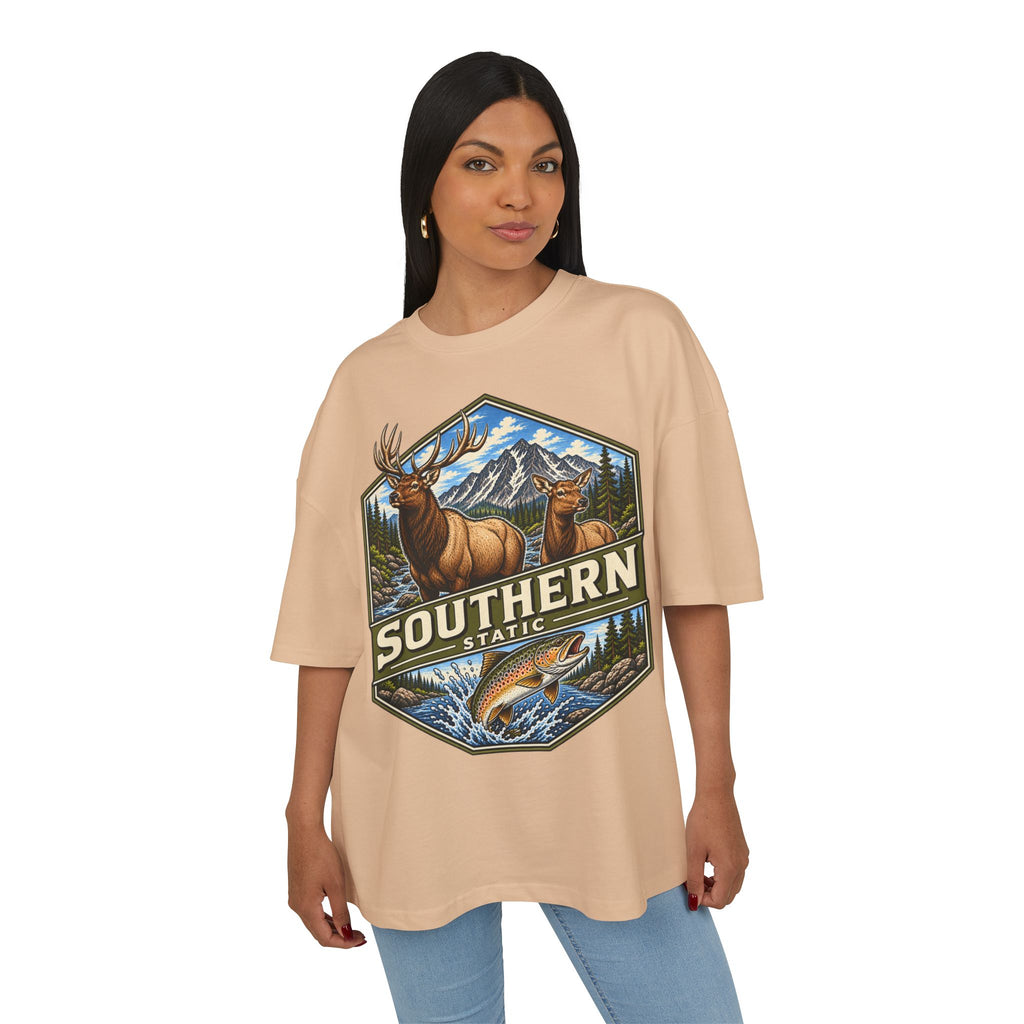 Southern Wilderness Graphic Tee — Elk & Trout Outdoor Nature T-Shirt