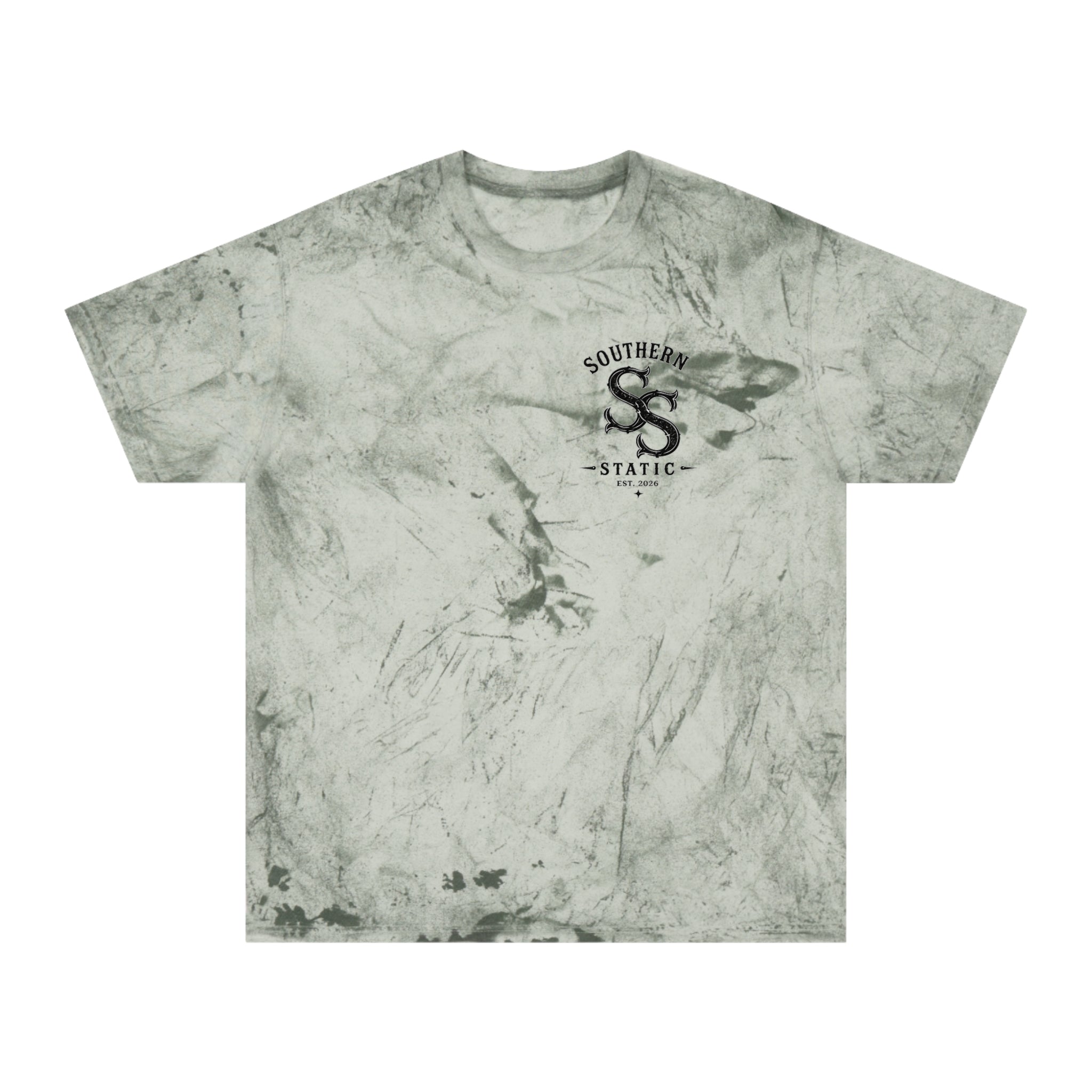 Tie-Dye Turkey Tee — "Southern Static" Graphic T-Shirt