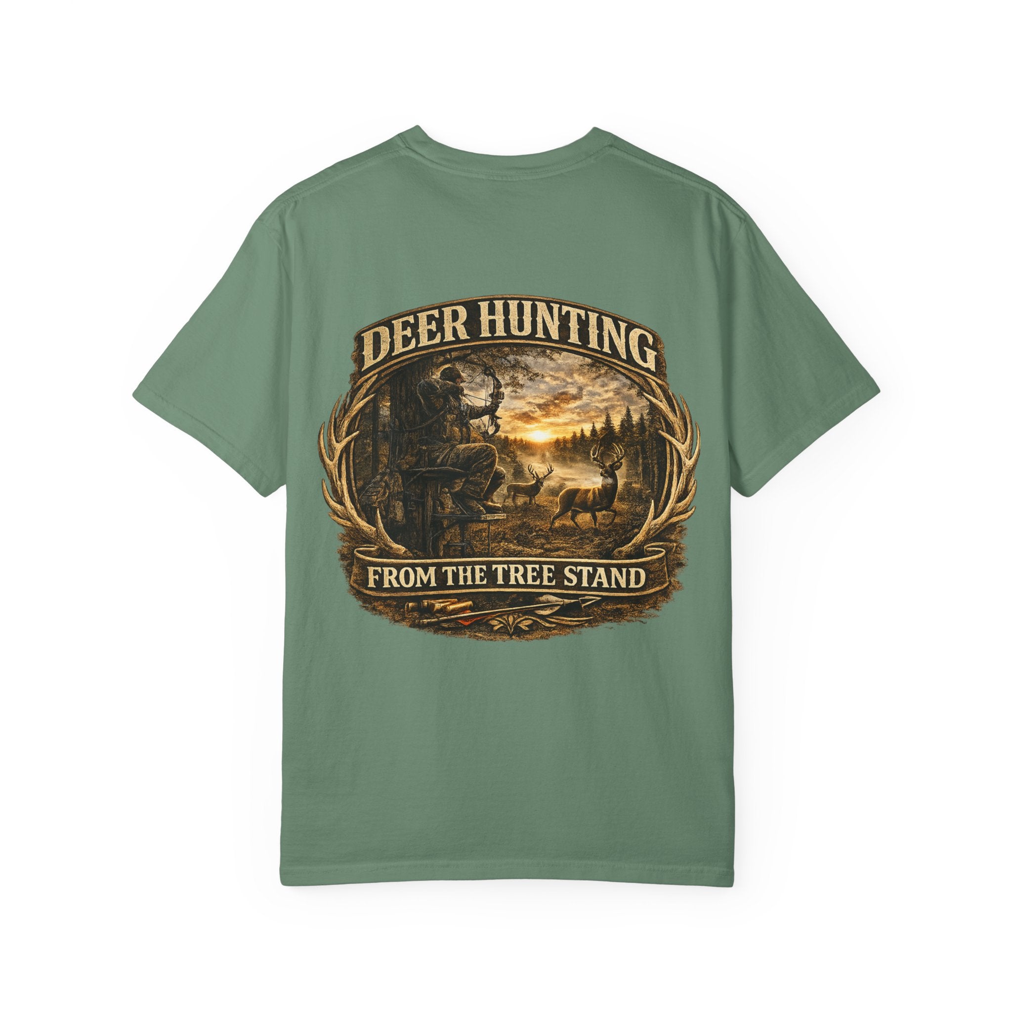 Deer Hunting From the Tree Stand T-Shirt | Hunting Graphic Tee