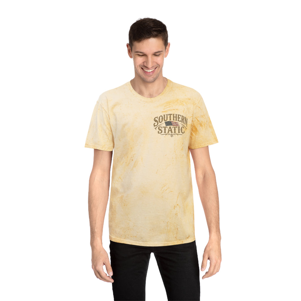 Southern Static Vintage Town Graphic T-Shirt | Dye Wash Tee
