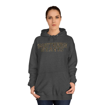 Southern Static Hoodie - Retro College Style Pullover
