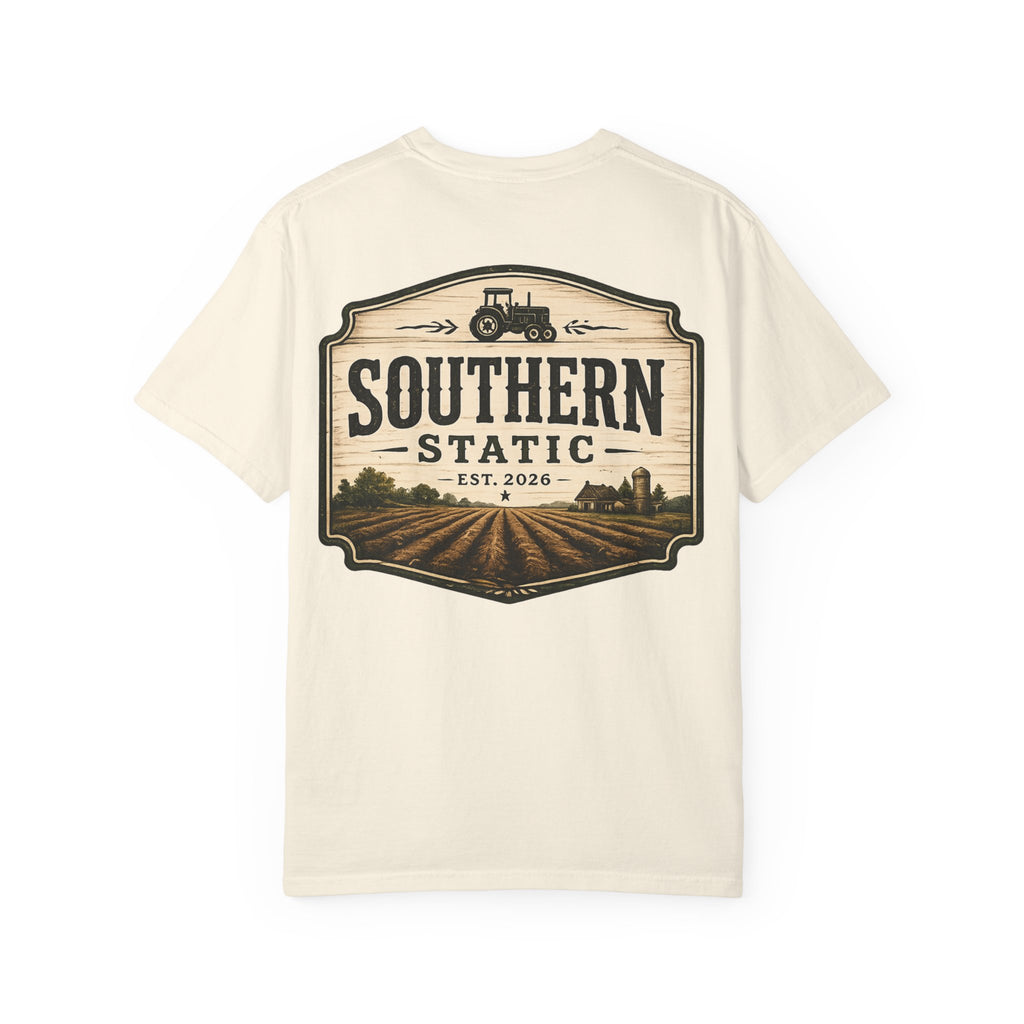 Southern Static T-Shirt — Vintage Farm Tractor Graphic