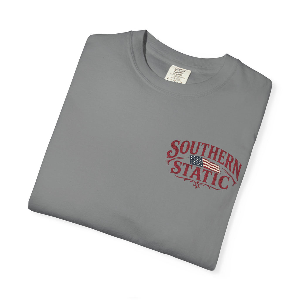 Southern Static Farm Logo T-Shirt — Vintage Barn Graphic