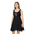 Southern Static Logo Skater Dress – Black Graphic