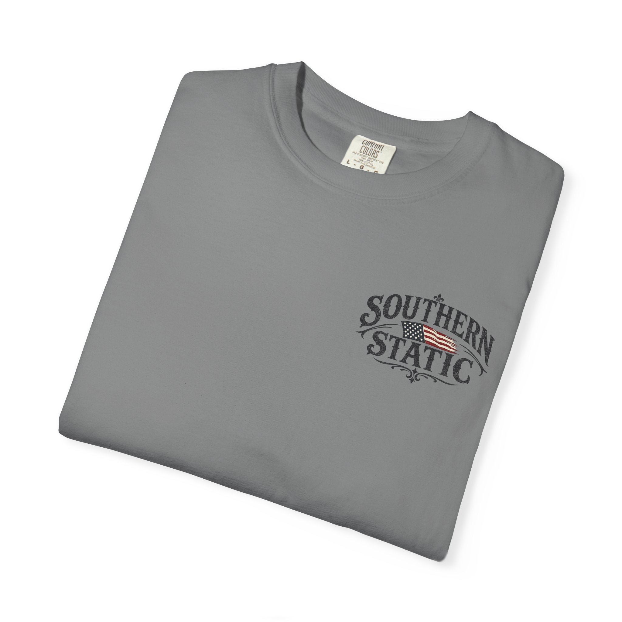 Southern Static Windmill T-Shirt — Vintage Sunset Graphic Tee