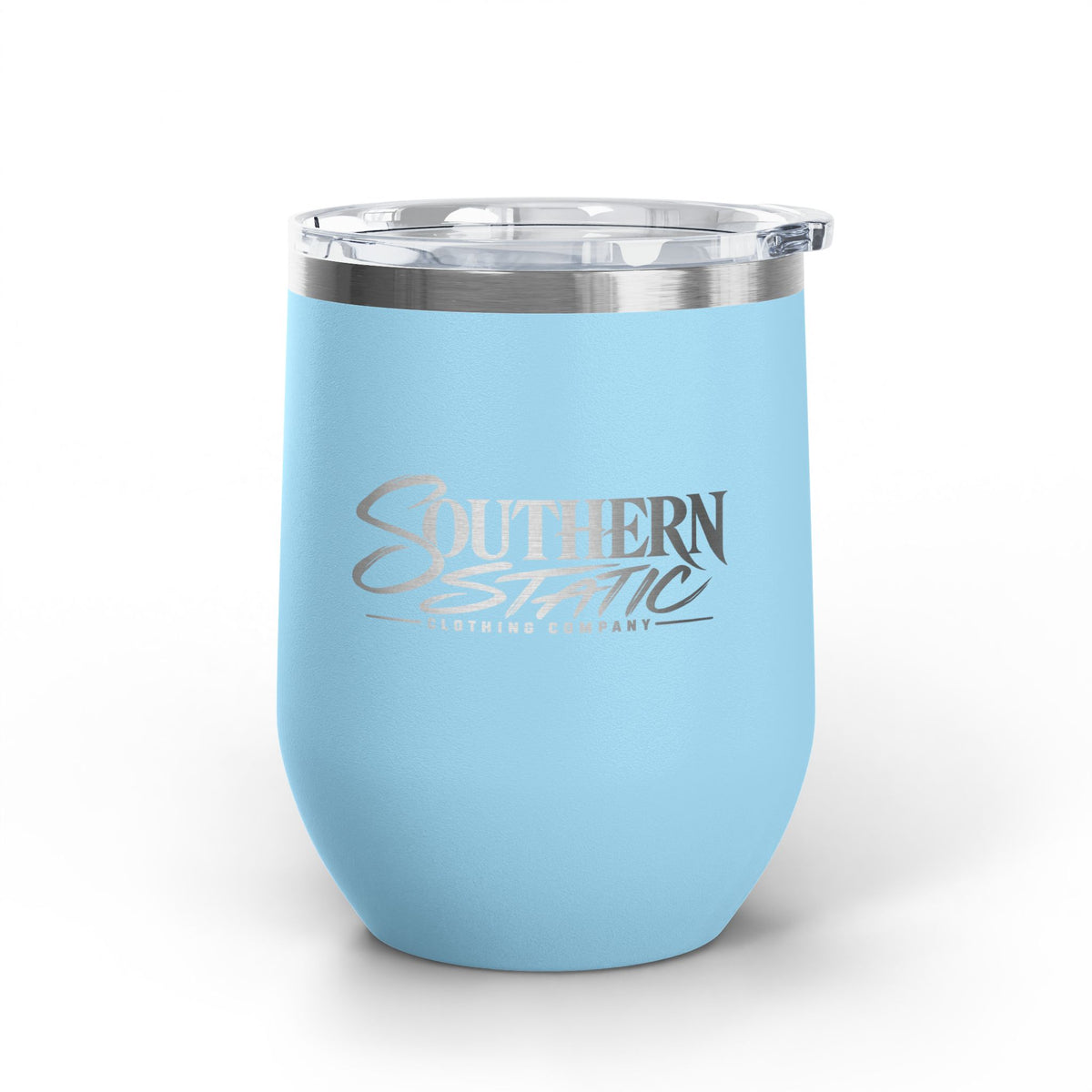 Southern Static 12oz Wine Tumbler - Insulated Stainless Steel Travel Cup