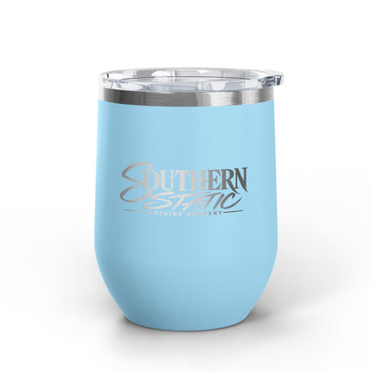 Southern Static 12oz Wine Tumbler - Insulated Stainless Steel Travel Cup