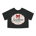 Women’s Southern Static Cropped T-Shirt — Retro Ribbon Logo Women's Tee