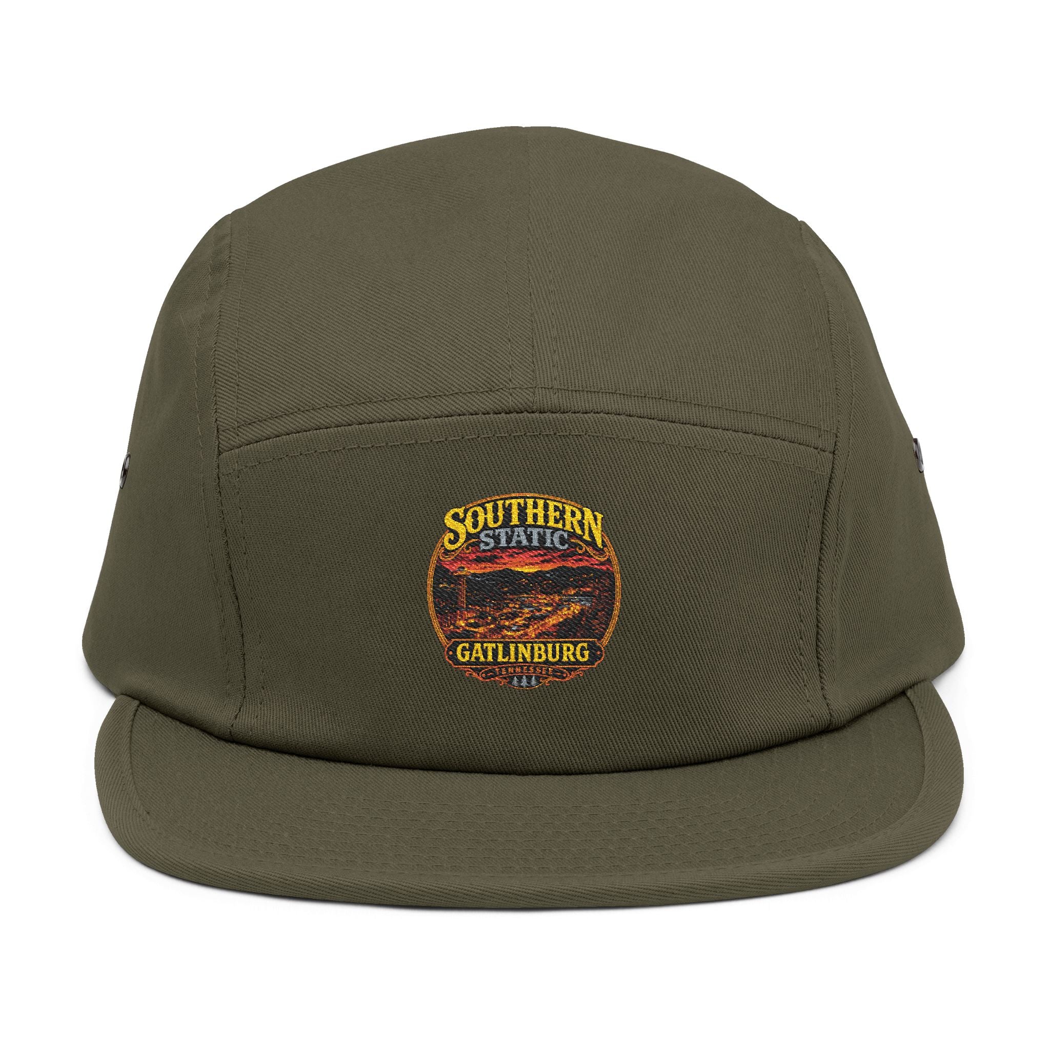 Southern State Gatlinburg Embroidered 5-Panel Cap | Khaki