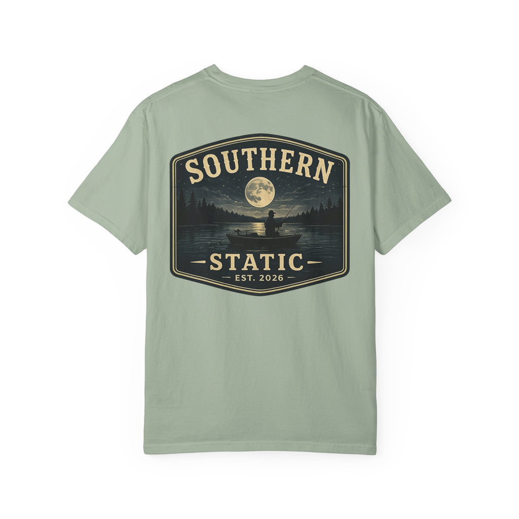 Southern Static Moonlit Lake T-Shirt