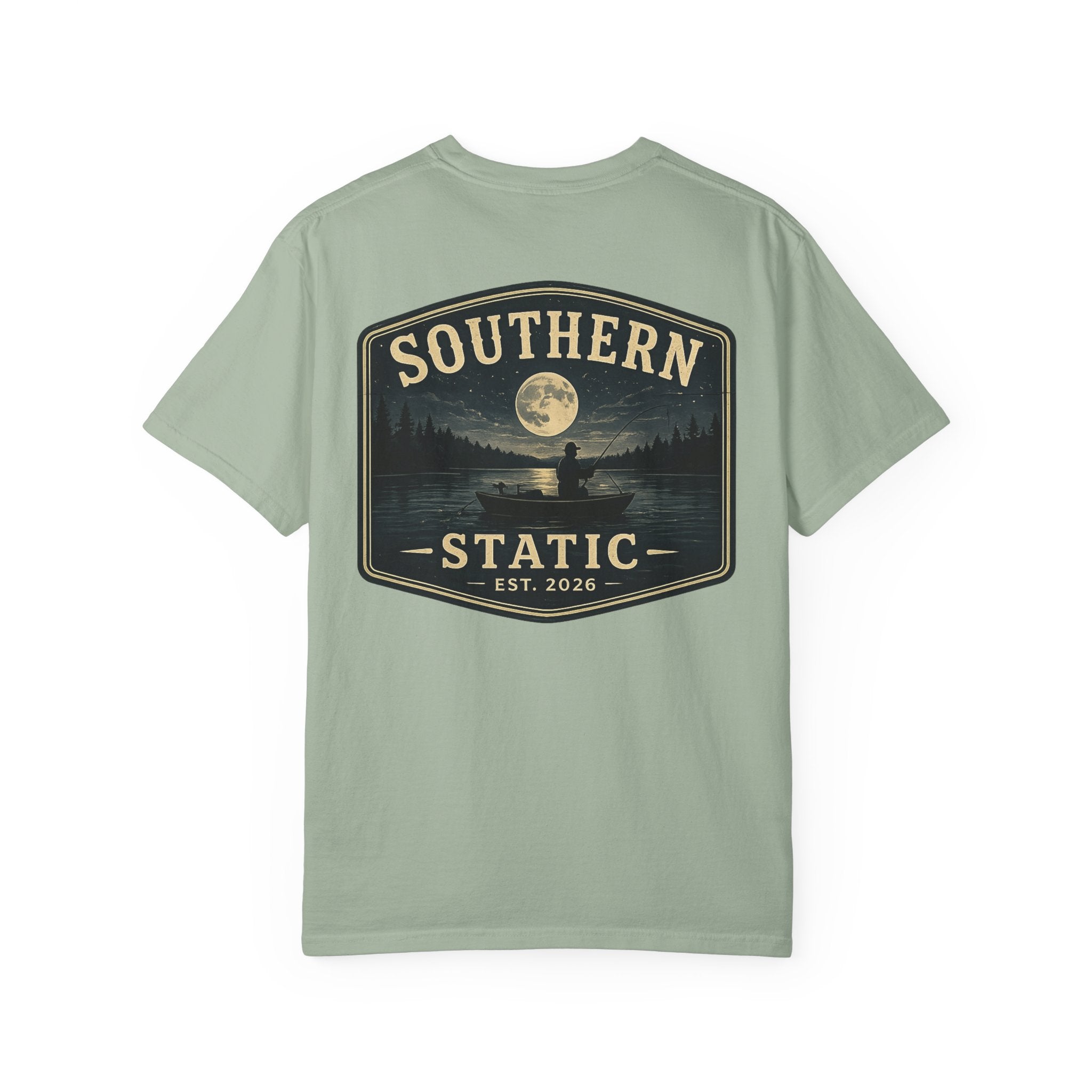 Southern Static Moonlit Lake T-Shirt