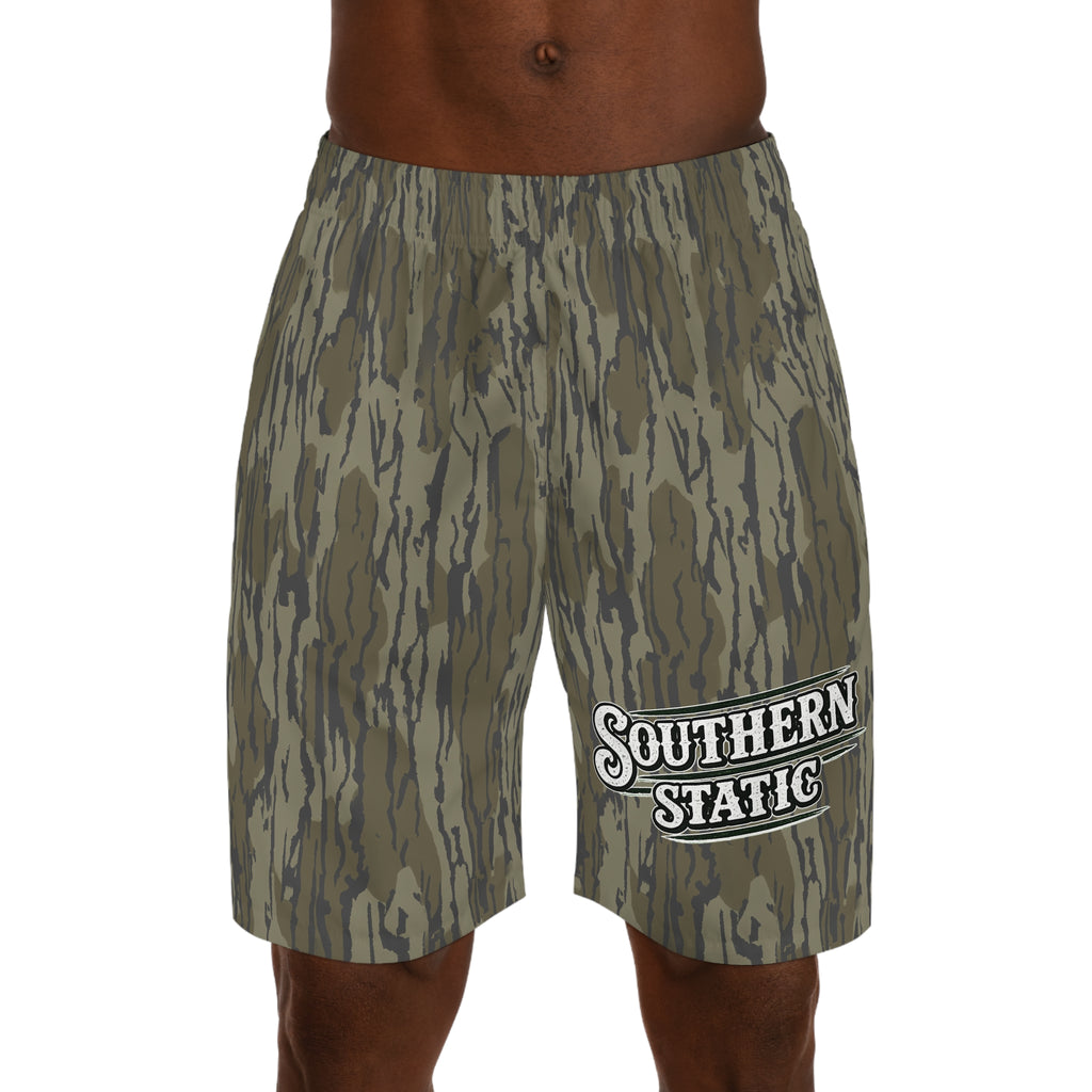 Camo 'Southern Static' Men's Jogger Shorts