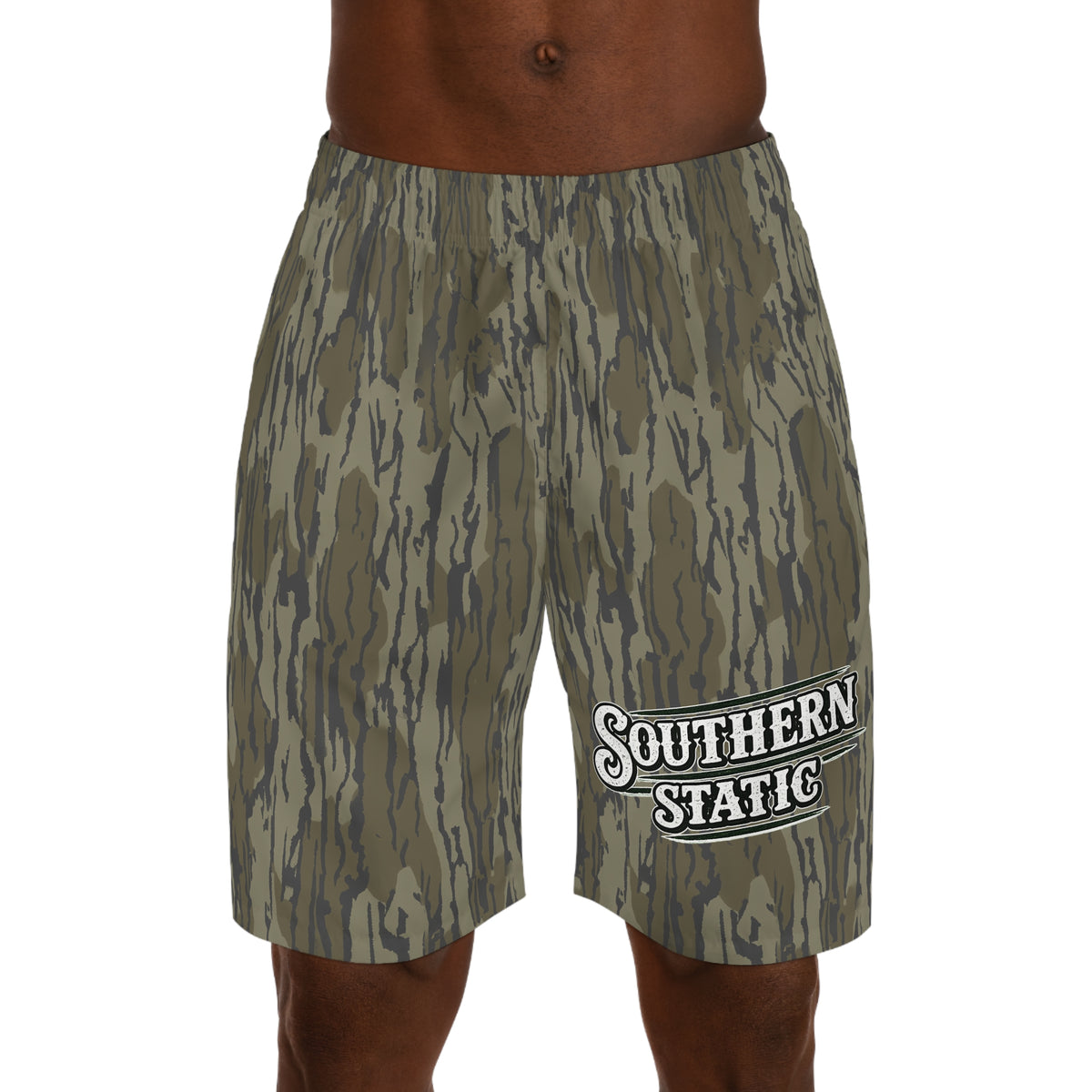 Camo 'Southern Static' Men's Jogger Shorts