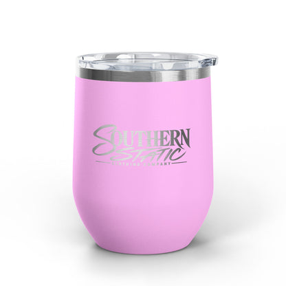 Southern Static 12oz Wine Tumbler - Insulated Stainless Steel Travel Cup