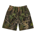 Camo Tree Bark Jogger Shorts — All-Over Forest Camouflage for Outdoorsmen