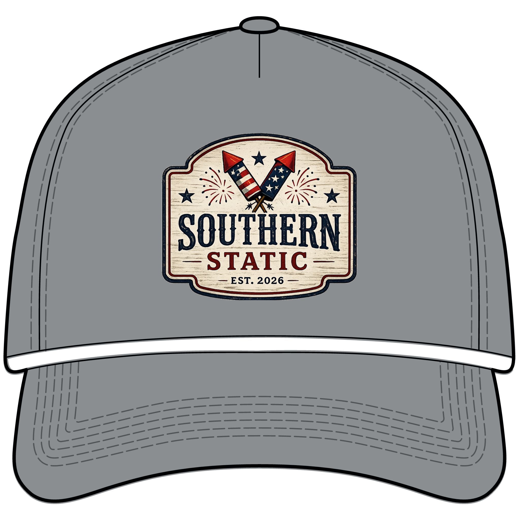 Southern Static Rope Cap – Vintage Fireworks Patch Hat