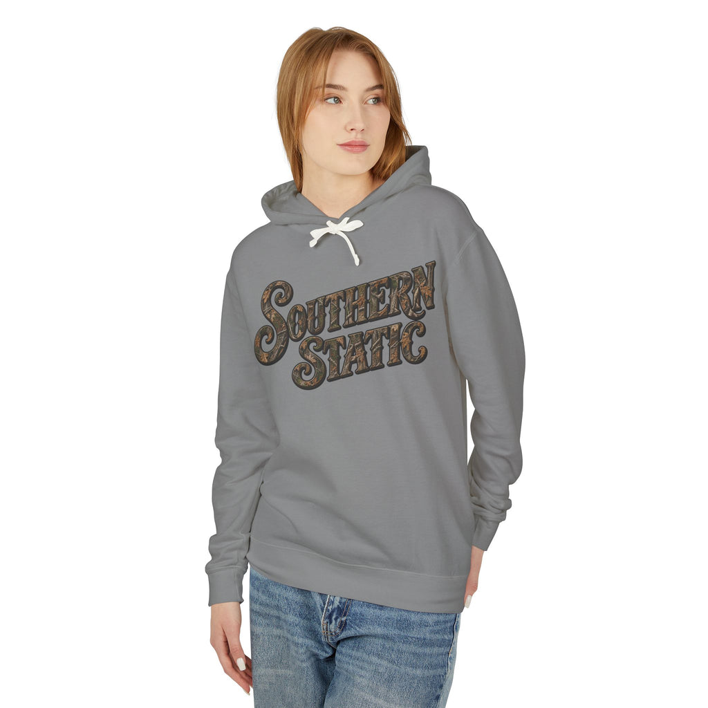 Southern Static Logo Hoodie — Vintage Script Pullover